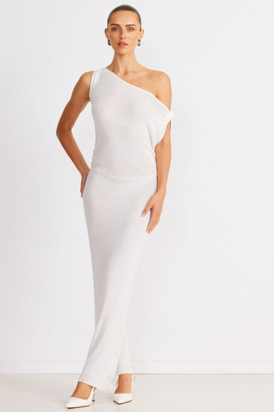 Calina Maxi Dress - White - SHOPJAUS - JAUS