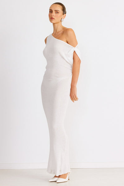 Calina Maxi Dress - White - SHOPJAUS - JAUS
