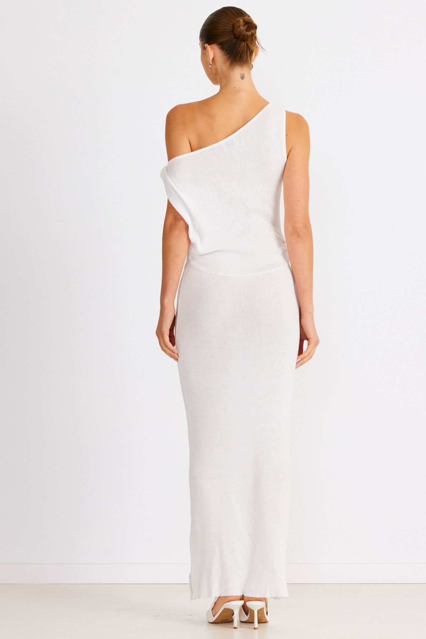 Calina Maxi Dress - White - SHOPJAUS - JAUS