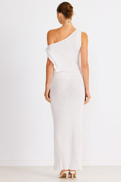 Calina Maxi Dress - White - SHOPJAUS - JAUS