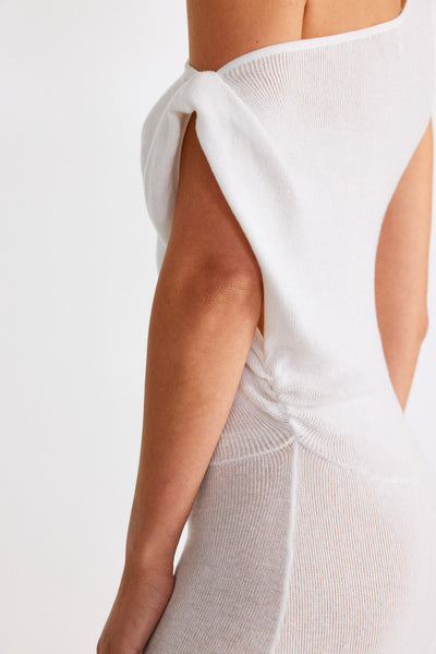 Calina Maxi Dress - White - SHOPJAUS - JAUS
