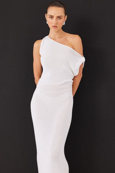 Calina Maxi Dress - White - SHOPJAUS - JAUS