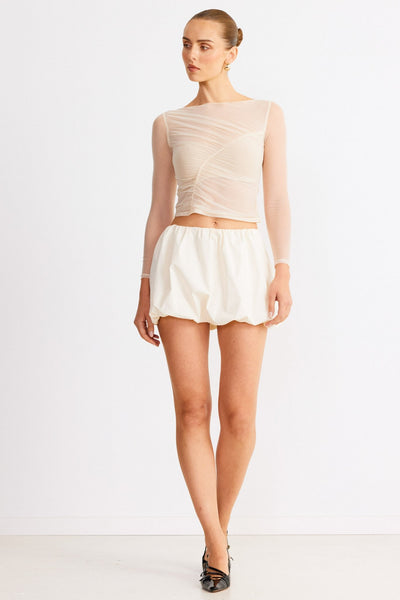 Elodie Top - Chalk - SHOPJAUS - JAUS