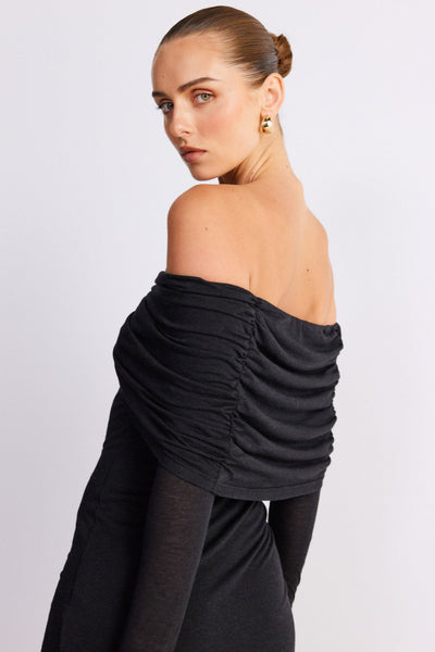 Madrid Mini Dress - Black - SHOPJAUS - JAUS