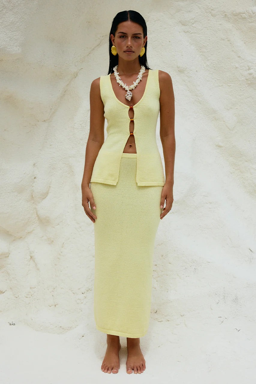 Nadine Top - Lemon - SHOPJAUS - JAUS