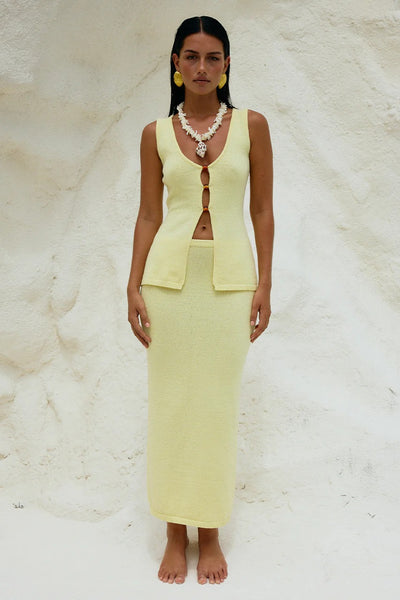 Nadine Top - Lemon - SHOPJAUS - JAUS