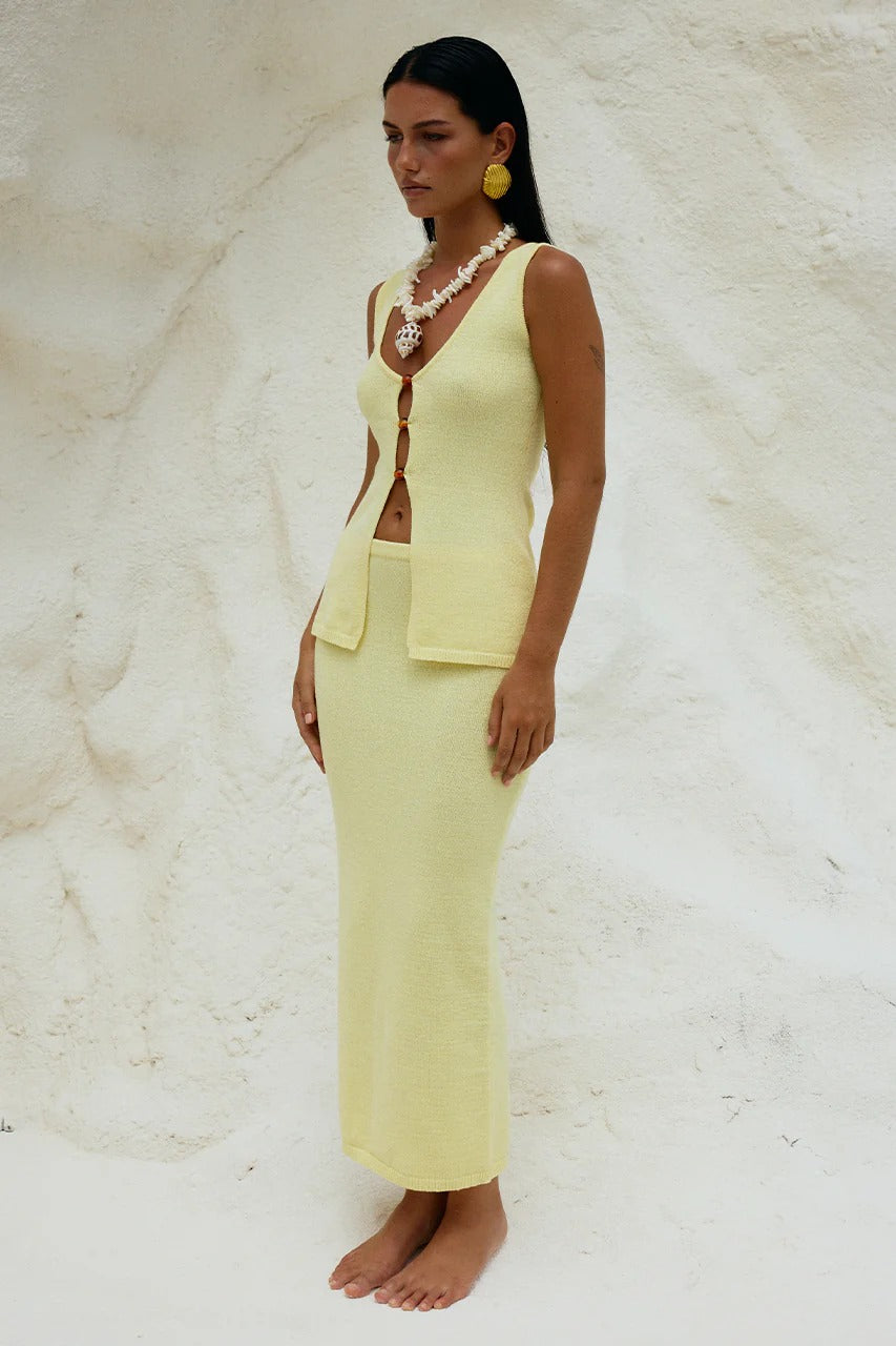 Nadine Top - Lemon - SHOPJAUS - JAUS