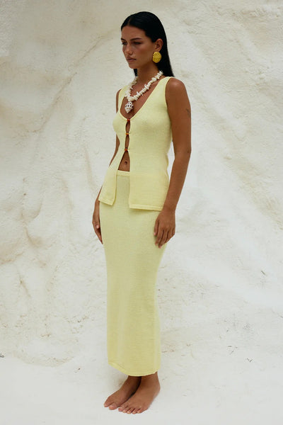 Nadine Top - Lemon - SHOPJAUS - JAUS