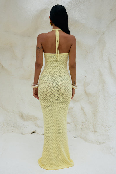 Sima Maxi Dress - Lemon - SHOPJAUS - JAUS