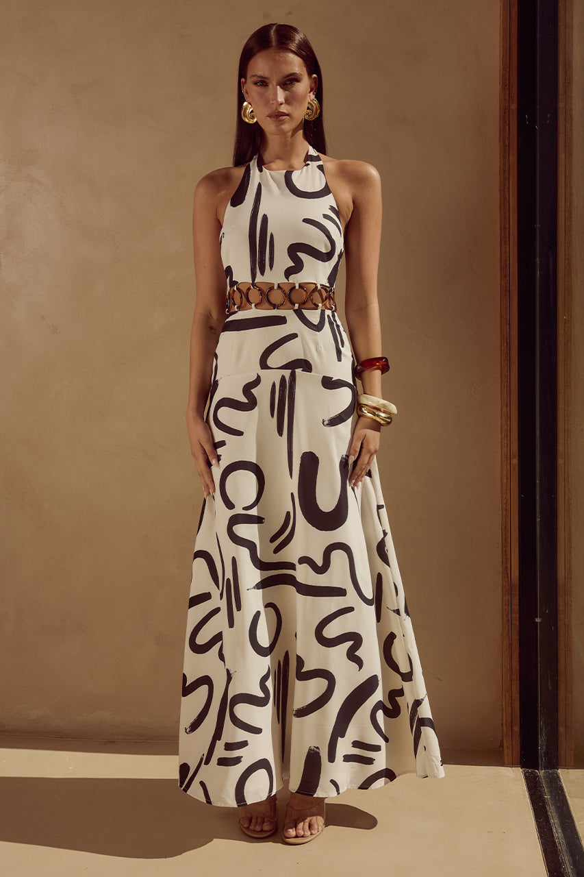Carmina Maxi Dress - York Sand - SHOPJAUS - JAUS