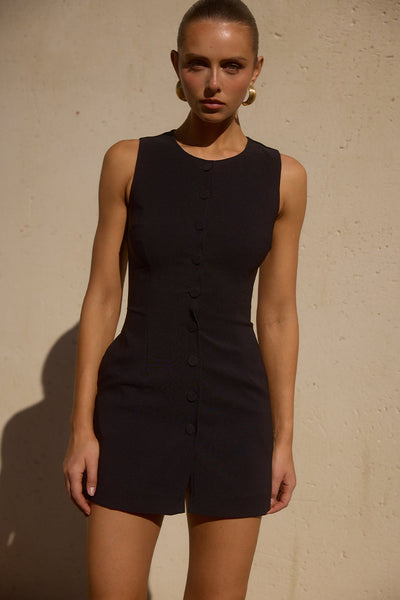 Tylah Mini Dress - Black - SHOPJAUS - JAUS