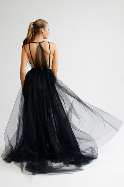Cynthia Dress - Black - SHOPJAUS - JAUS