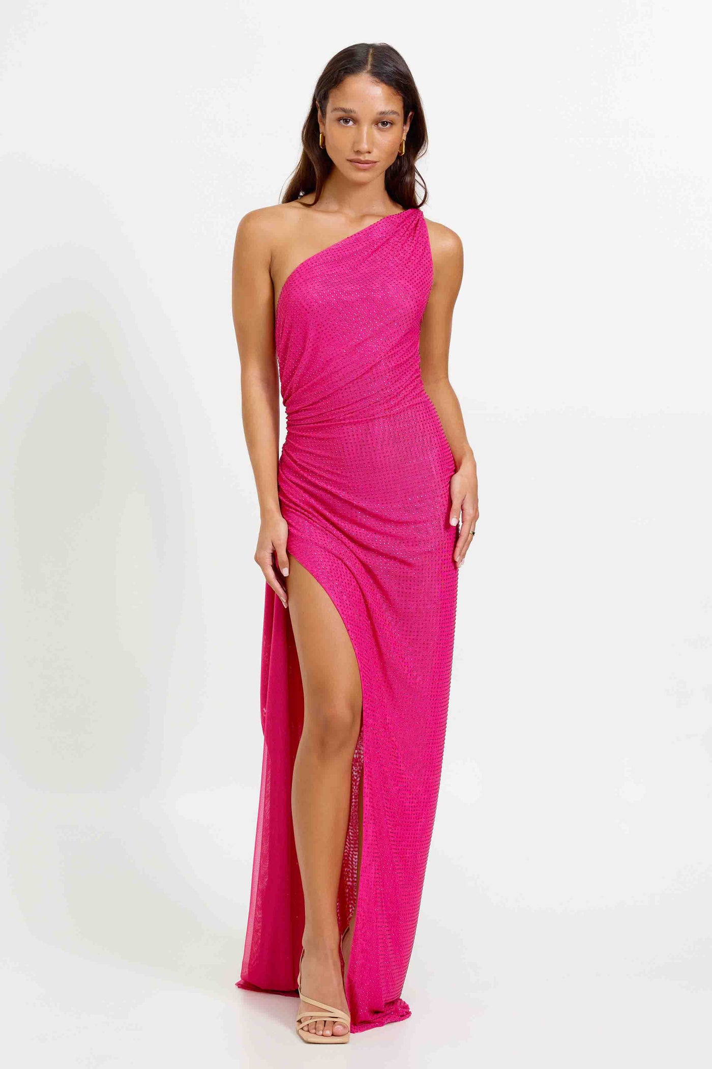 Amara Dress - Pink - SODA Fashion Haus Dress Lexi Hot Pink / 8 Amara Dress - Pink - SODA Fashion Haus Dress Lexi Hot Pink / 8