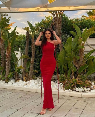 Gia Gown - Red - SHOPJAUS - JAUS