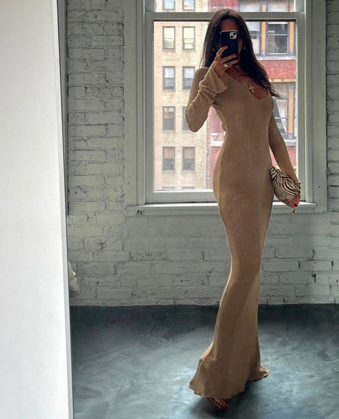 knee length dresses for ladies Lovely In London Sleeveless Maxi Dress In Iced Latte main image 1