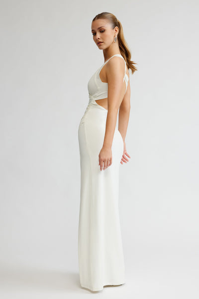 Iva Dress - White - SHOPJAUS - JAUS