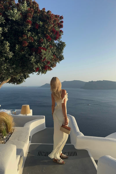 Misha Sutton Silk Gown - Ivory - SHOPJAUS - JAUS