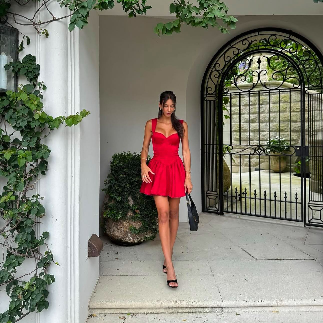 Joelle Mini Dress - Red - SHOPJAUS - JAUS