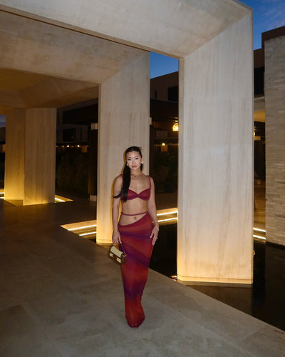 Zenaya Skirt - Sunset Ombre