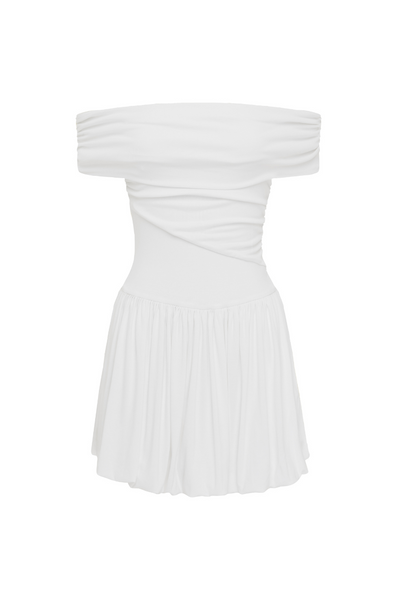 Manalla Mini Dress - White - SHOPJAUS - JAUS
