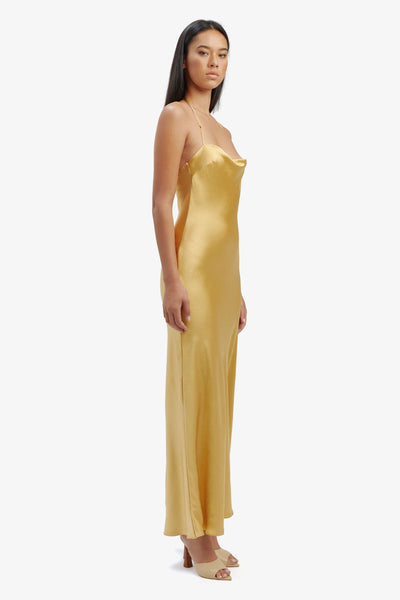 Carlen Maxi Dress - Gold - SHOPJAUS - JAUS