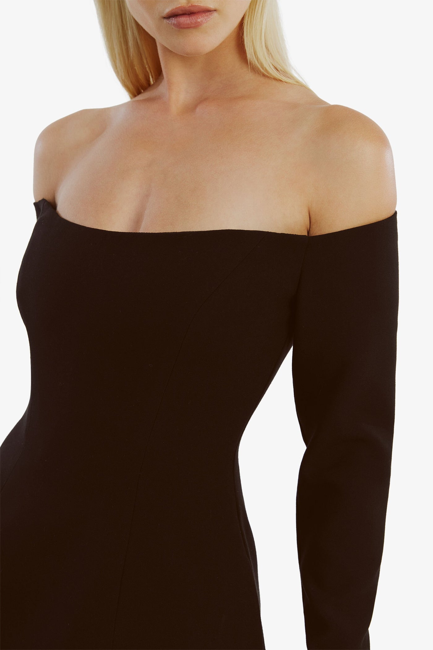 Nadene Hourglass Mini Dress - Black - SHOPJAUS - JAUS