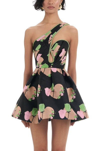Trina Dress - Black Print - SHOPJAUS - JAUS