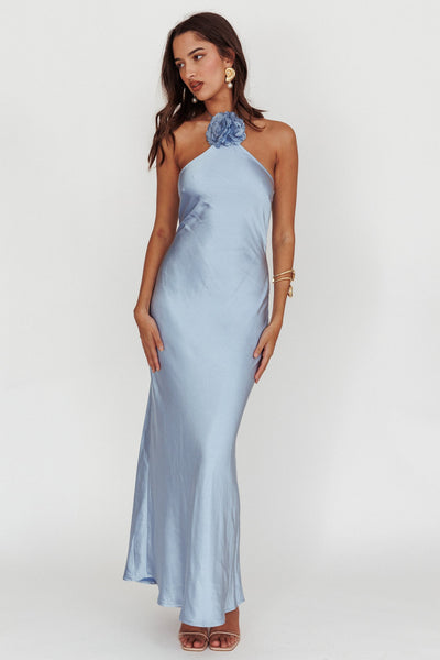 Flora Maxi Dress - Blue - SHOPJAUS - JAUS