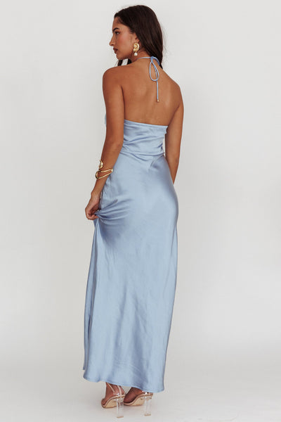 Flora Maxi Dress - Blue - SHOPJAUS - JAUS