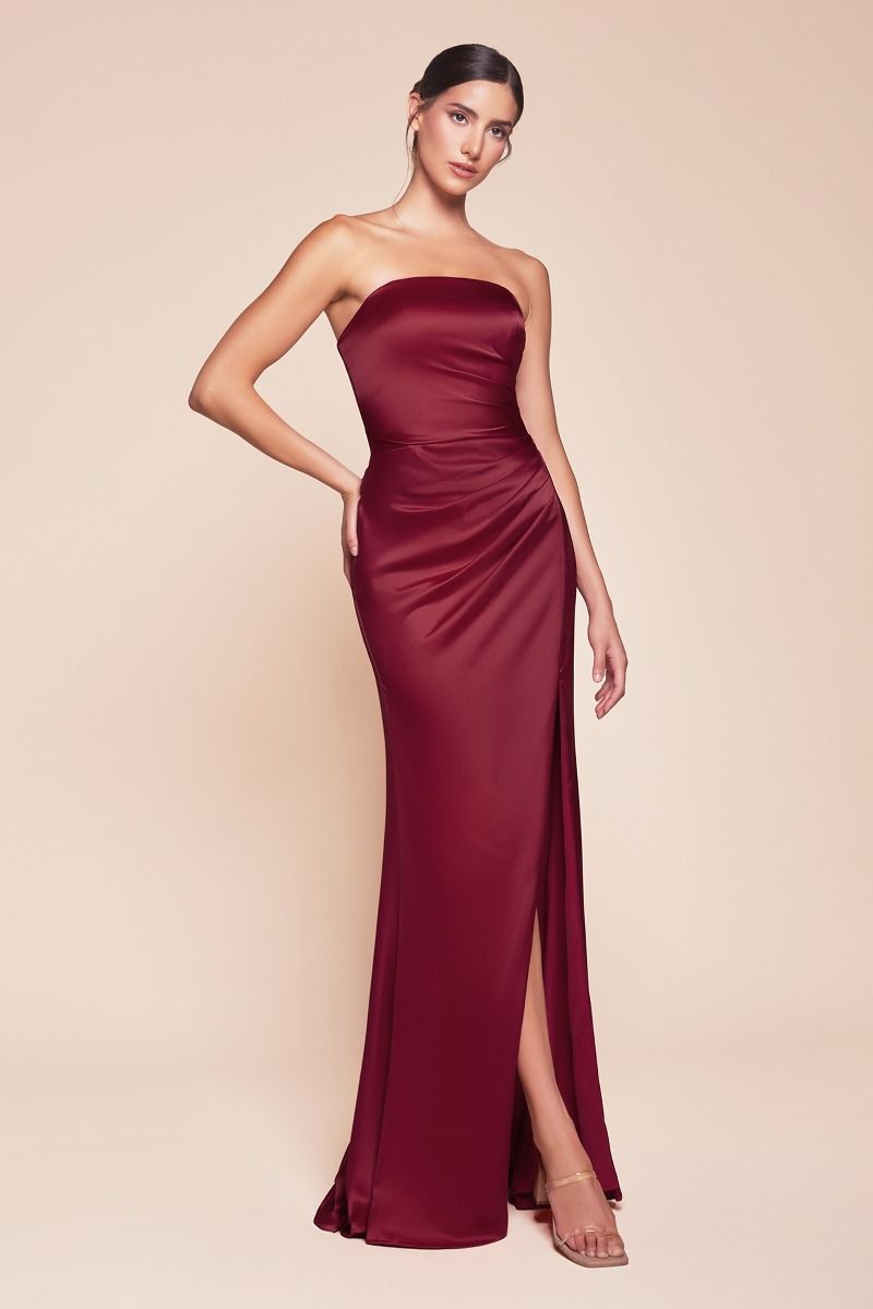 Ari Dress - Burgundy - SHOPJAUS - JAUS