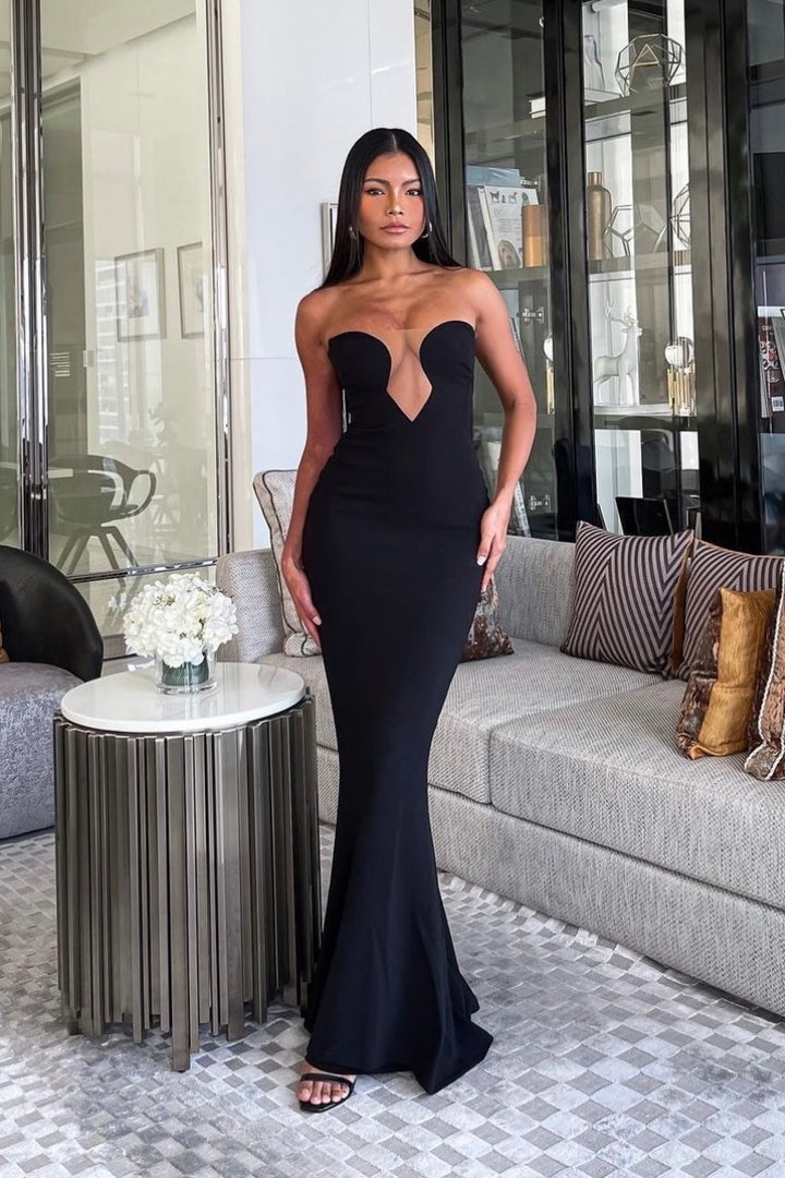 Nookie Minx Gown - Black | JAUS