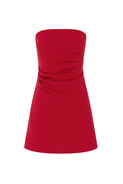 Cairo Mini Dress - Cherry Red - SHOPJAUS - JAUS