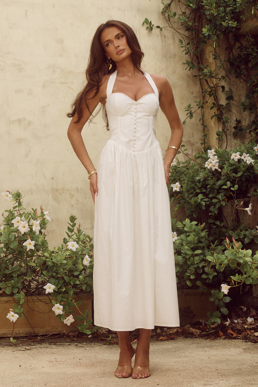 adelene midi dress Adeline Midi Dress - White