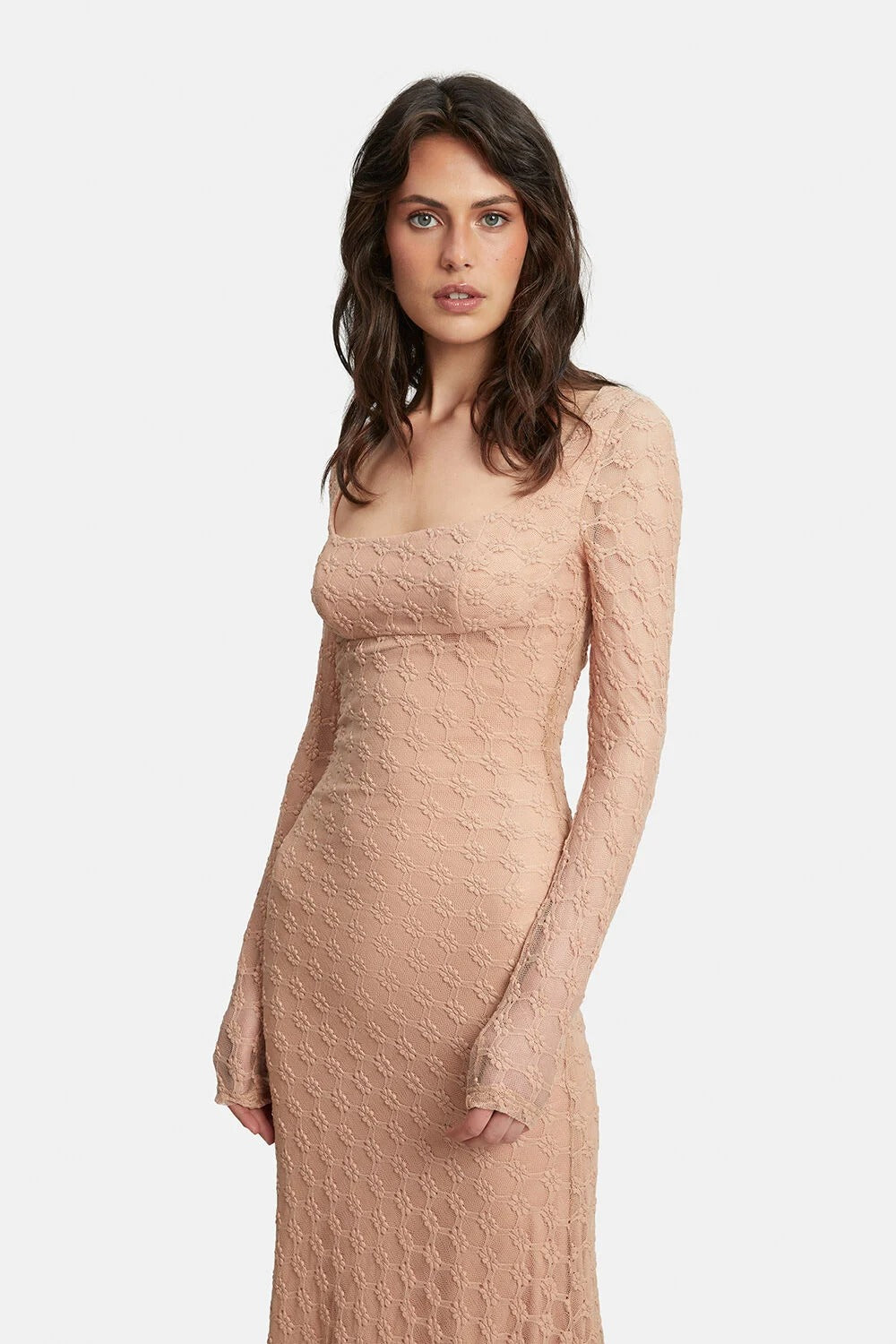 Adoni Lace Midi Dress
