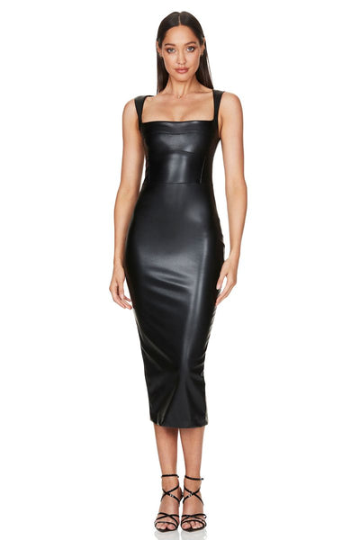 Nookie Alexia Midi Dress - Black - SHOPJAUS - JAUS