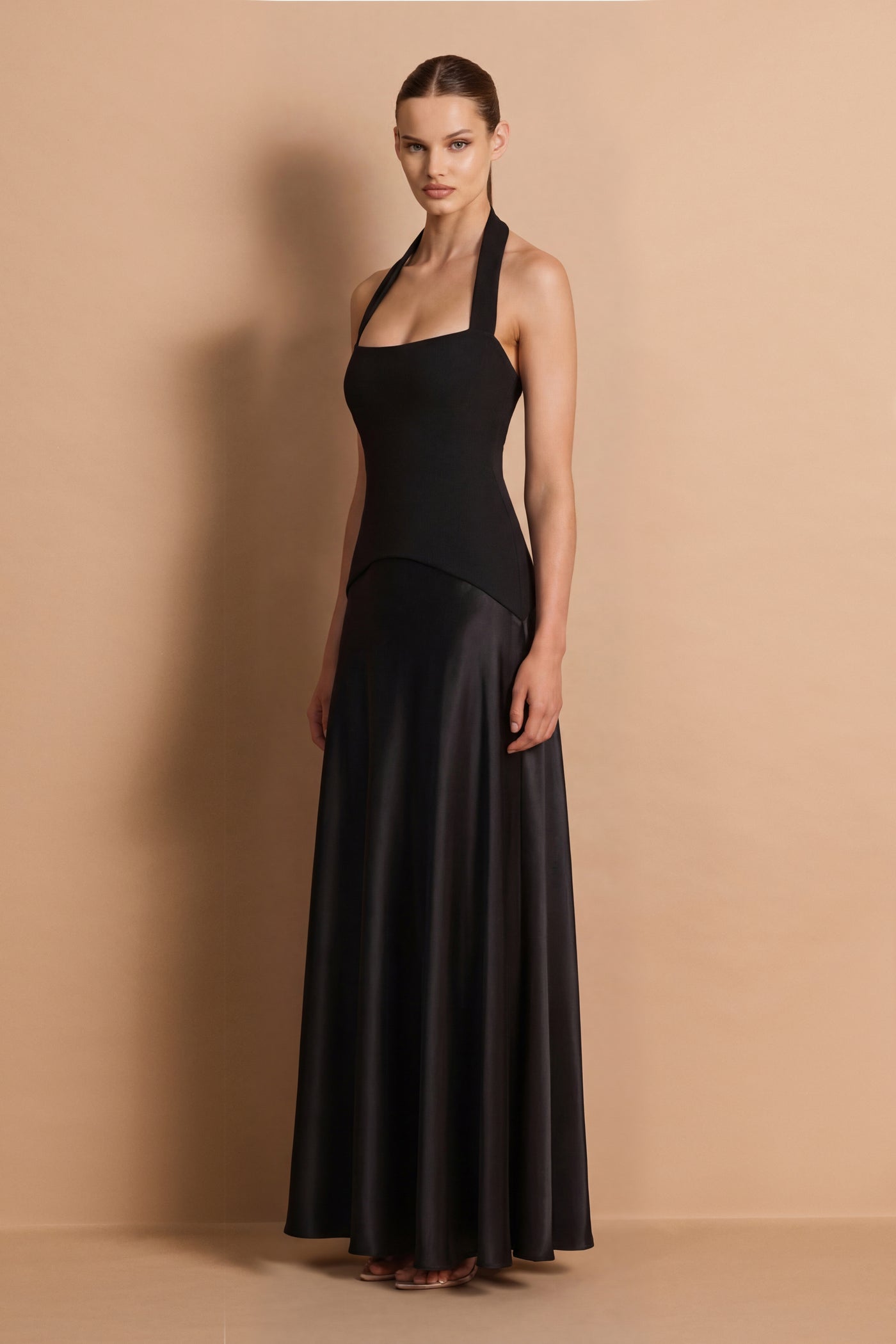 Nookie Alice Halter Maxi Dress - Black