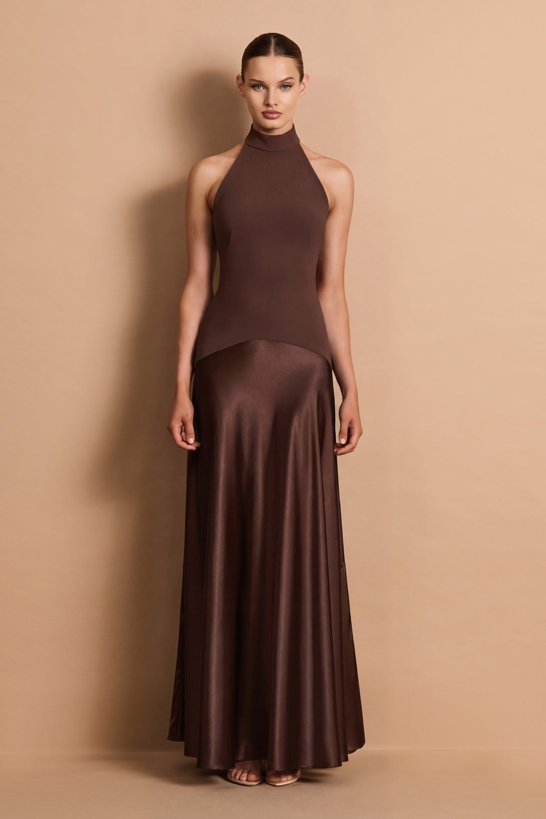 nookie bridesmaid dresses This elegant gown features timeless Long Sleeve Crystal Floral Size_Apparel:38
