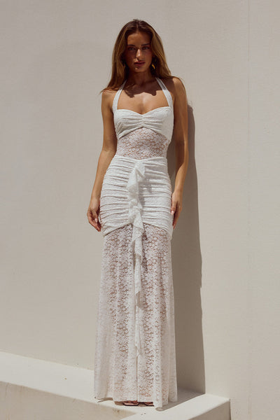 Annika Maxi Dress - White - SHOPJAUS - JAUS