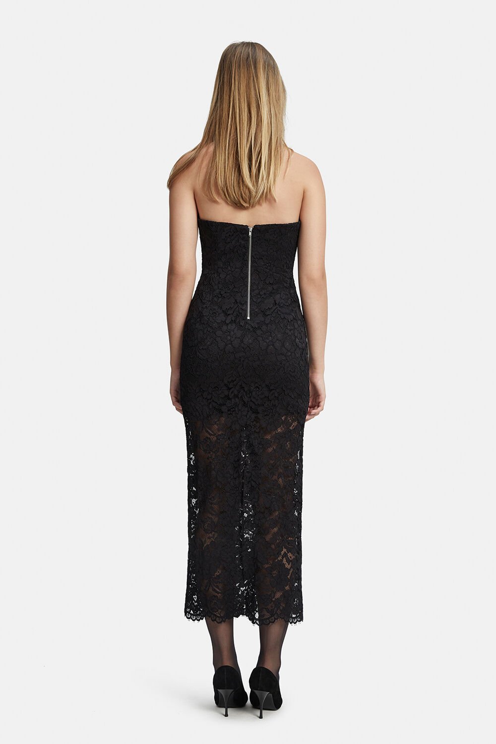 Artemis Midi Lace Dress - Black Artemis Midi Lace Dress - Black