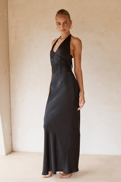Asada Maxi Dress - Black - SHOPJAUS - JAUS
