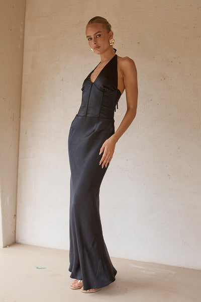Asada Maxi Dress - Black - SHOPJAUS - JAUS