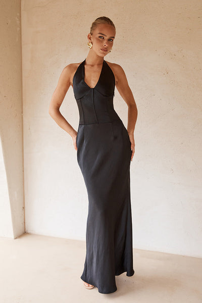 Asada Maxi Dress - Black - SHOPJAUS - JAUS