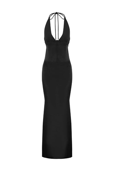 Asada Maxi Dress - Black - SHOPJAUS - JAUS