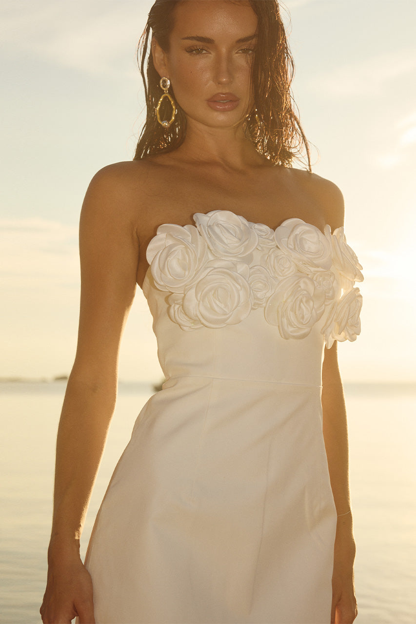 Averie Mini Dress - Ivory - SHOPJAUS - JAUS