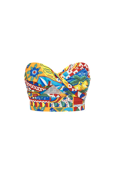 Ayla Top - Phaedra Print - SHOPJAUS - JAUS