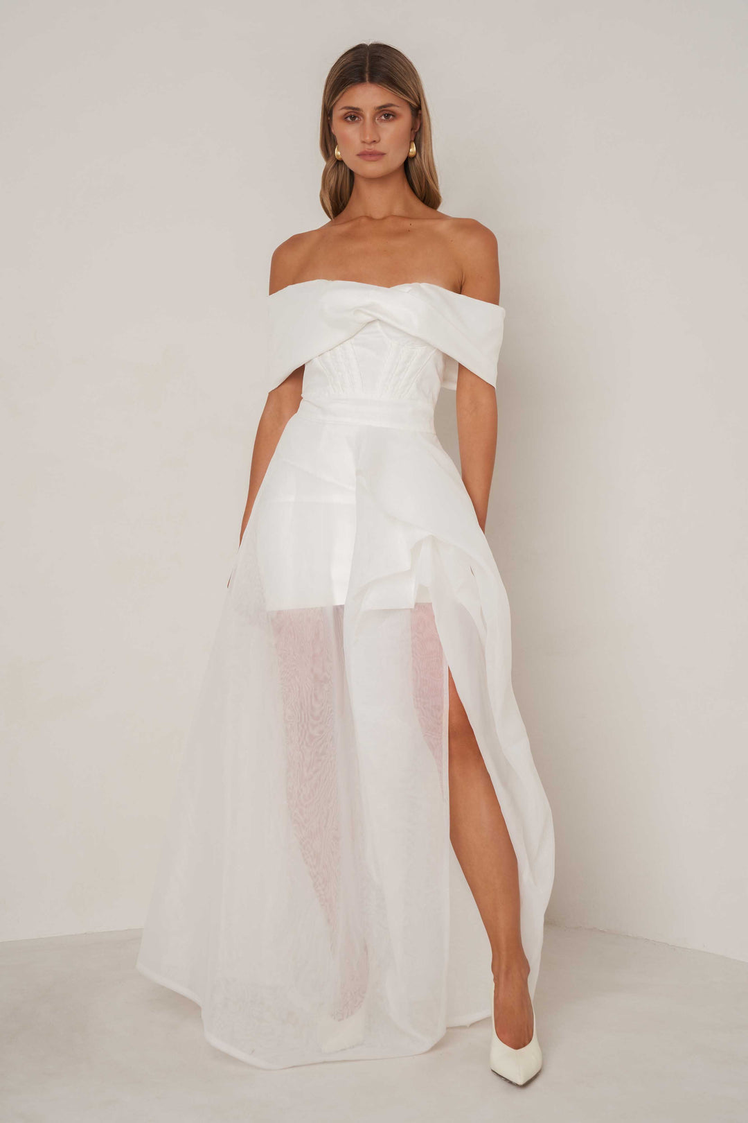 Alice Dress - White - SHOPJAUS - JAUS
