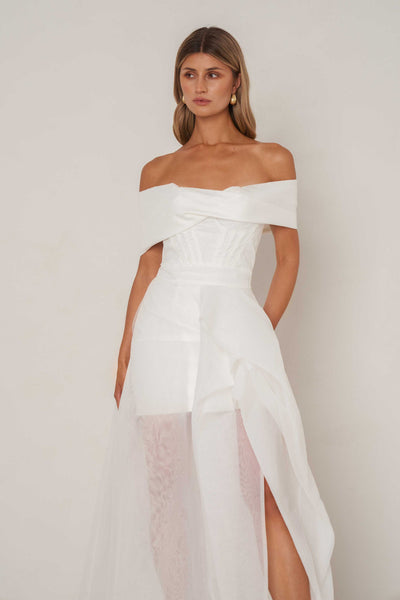 Alice Dress - White - SHOPJAUS - JAUS