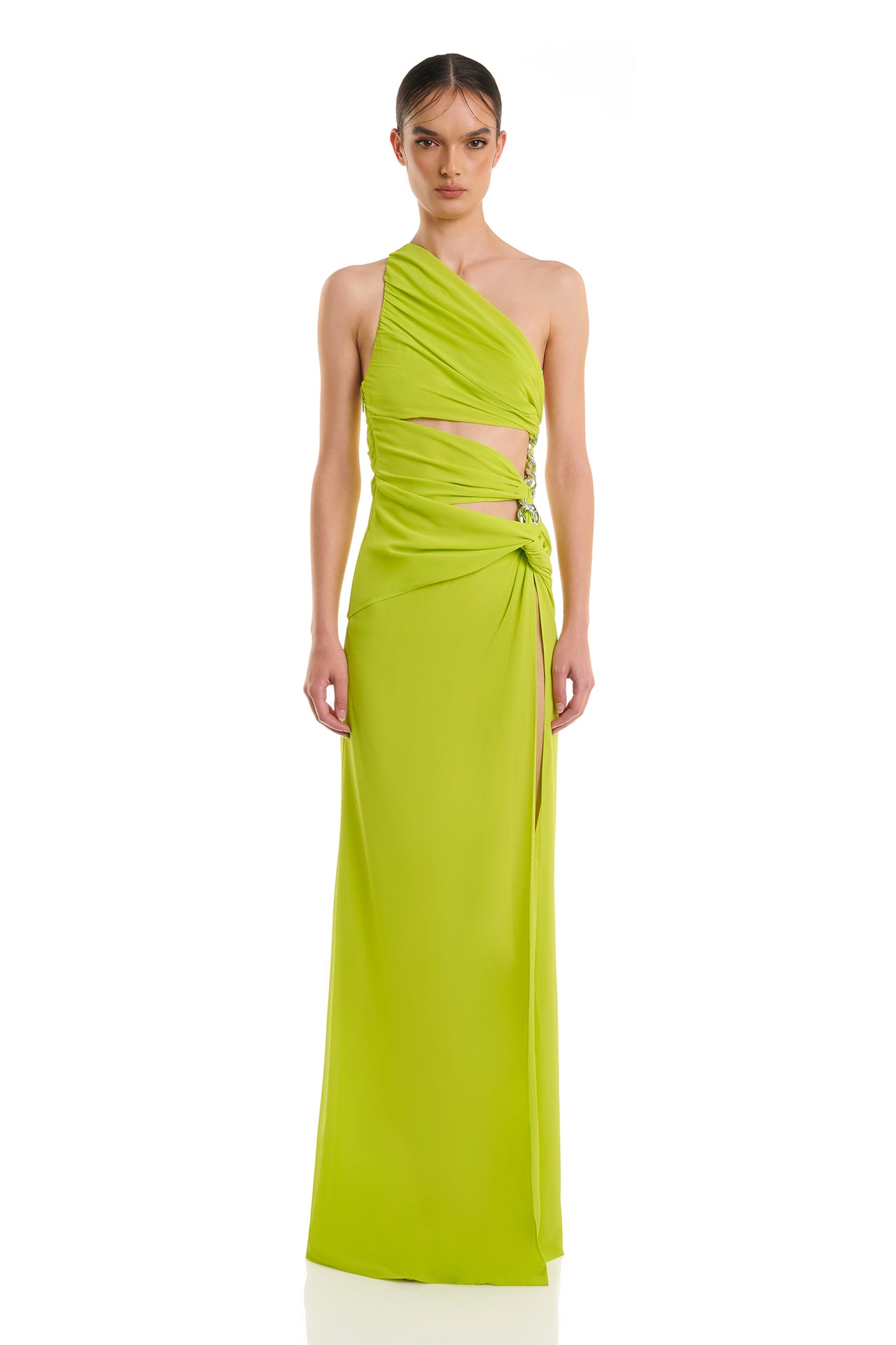 Arabella Gown - Lime - SHOPJAUS - JAUS
