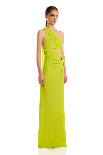 Arabella Gown - Lime - SHOPJAUS - JAUS