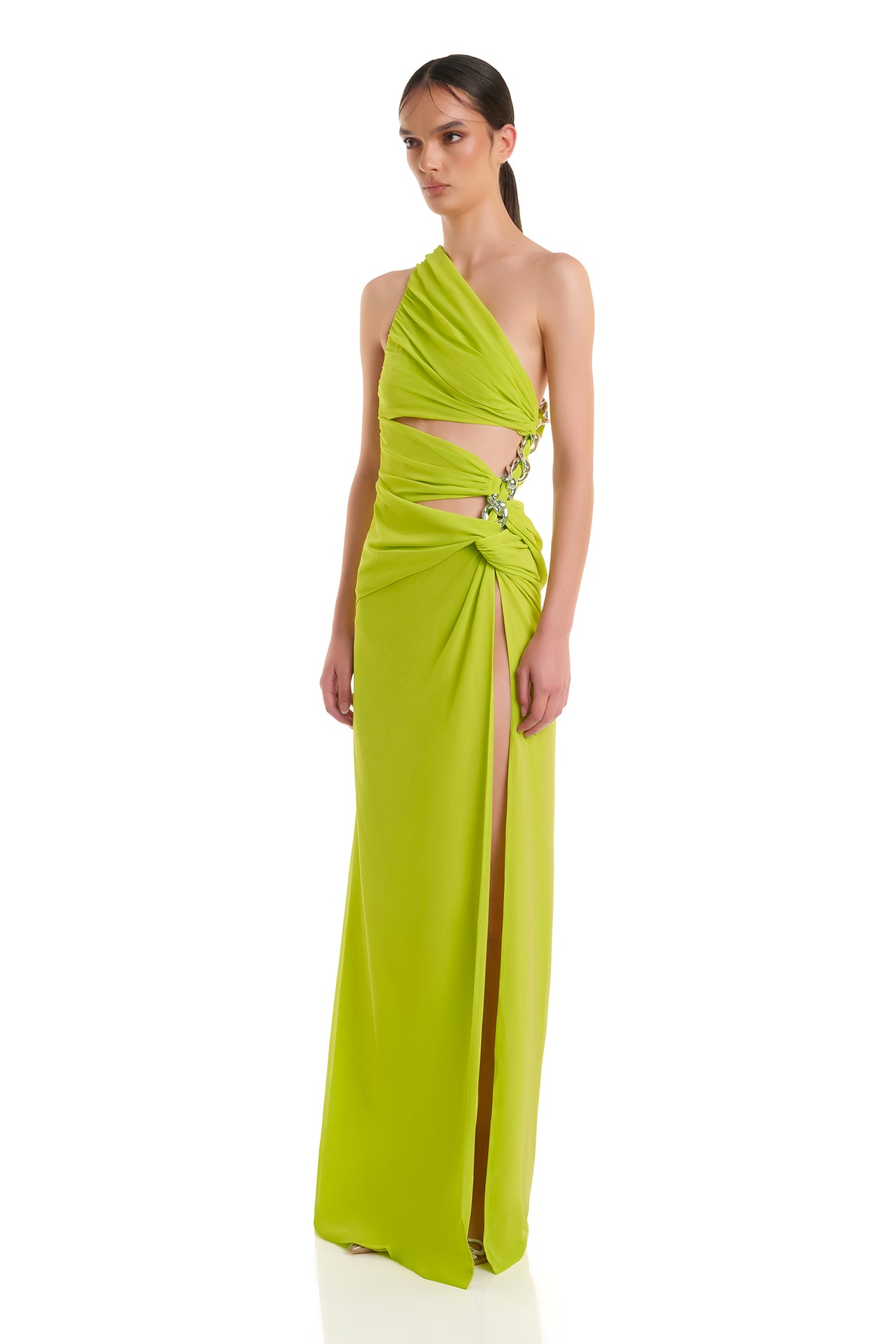 Arabella Gown - Lime - SHOPJAUS - JAUS